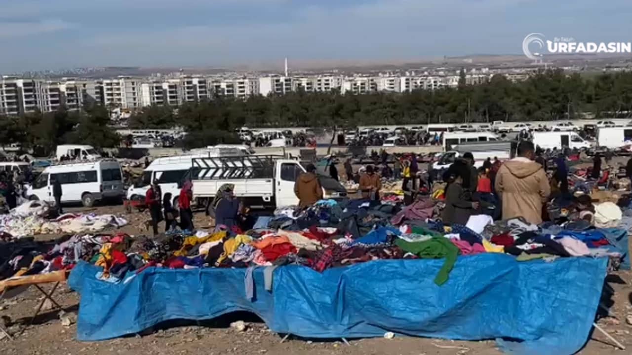 Şanlıurfa'da Suriyelilerin Kurduğu İkinci El Ürün Pazarı Yoğun İlgi Görüyor