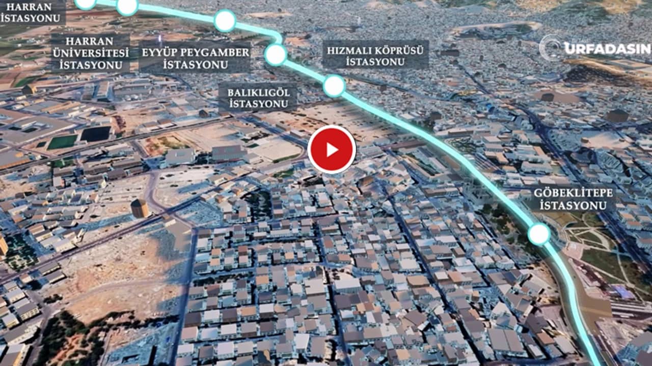 Şanlıurfa Raylı Sistemin İhalesi 13 Ekim’de Yapılacak