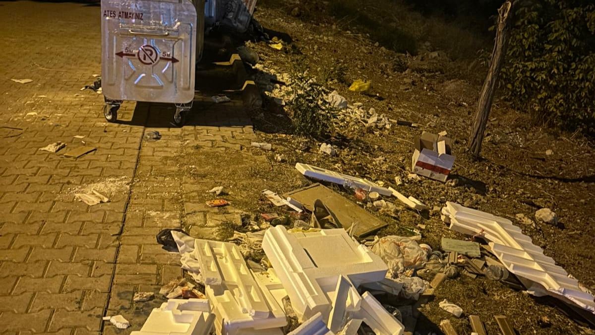 Karaköprü’de çöp manzaraları tepki çekiyor