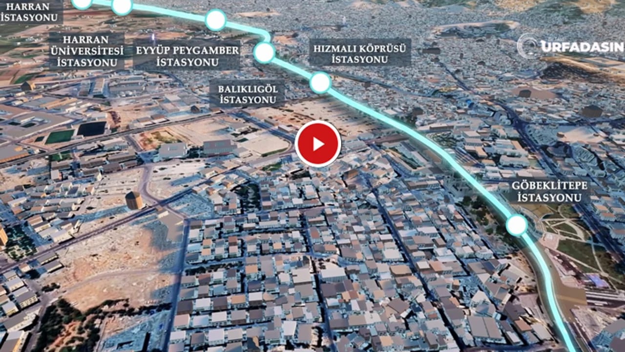 Şanlıurfa Raylı Sistemin İhalesi 13 Ekim’de Yapılacak